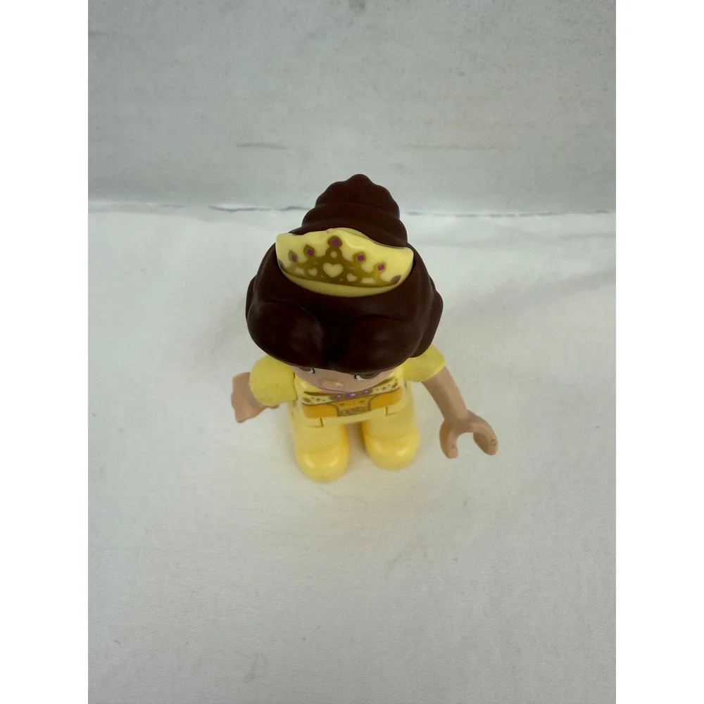 LEGO Duplo Disney Princess Belle Minifigure Yellow Ballgown‎ Tiara Figure
